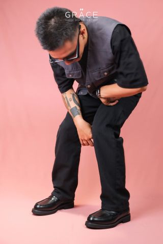  URBAN FLEX PENNY LOAFER 612 BLACK 