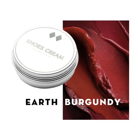  SHOES CREAM EARTH BURGUNDY 