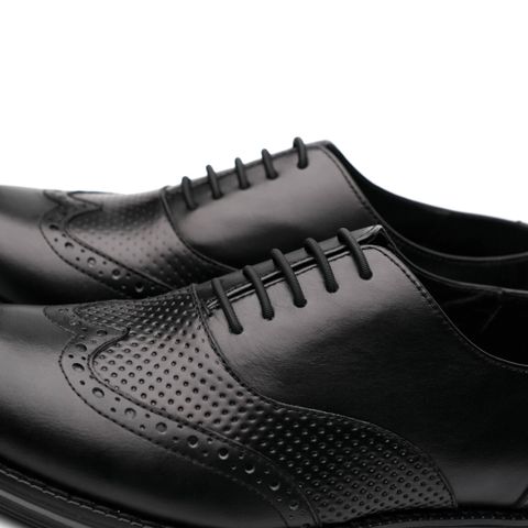  DÂY GIÀY THÔNG MINH GIÀY TÂY ĐEN KHÔNG CẦN BUỘC DÂY TIỆN LỢI 