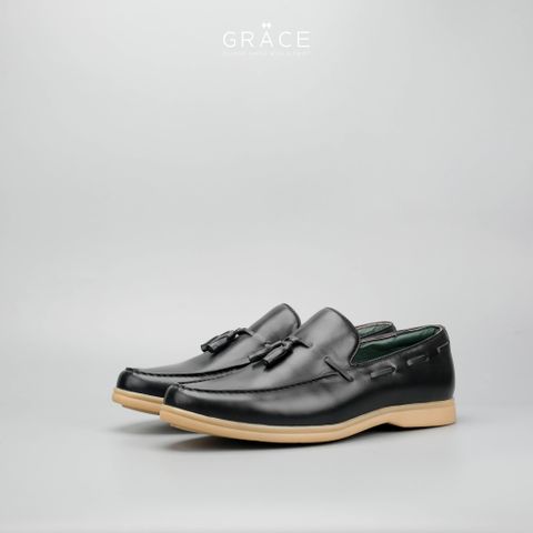  COZY TASSEL LOAFER 1313 ĐEN 