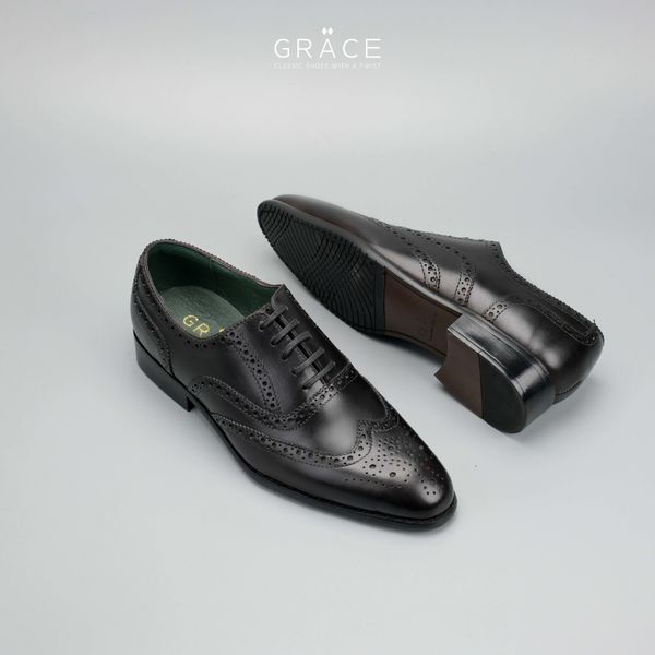  OXFORD WINGTIP 167 ĐEN 