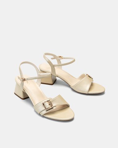  Giày Sandal Quai Đắp Phối Khóa 