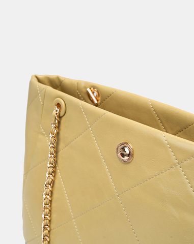  Túi Xách Lớn Tote Phối Khoá Trang Trí 