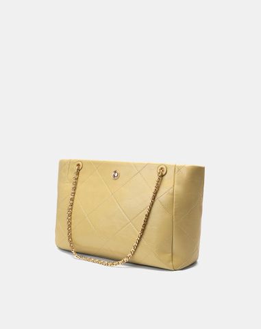  Túi Xách Lớn Tote Phối Khoá Trang Trí 