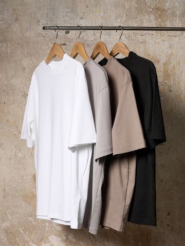  Áo thun trơn unisex Newzy Wonder oversized 100% cotton NZATH001 