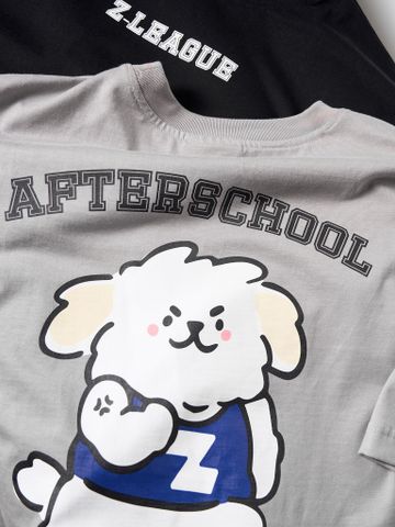  Áo thun unisex Newzy Wonder oversized 100% cotton in Cún ZLeague NZATH007 