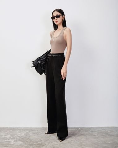  Áo thun tanktop thêu chữ J cách điệu 