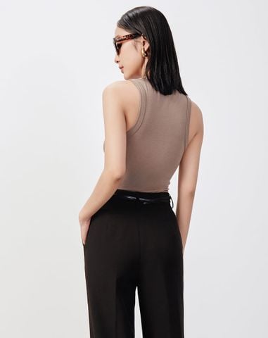  Áo thun tanktop thêu chữ J cách điệu 