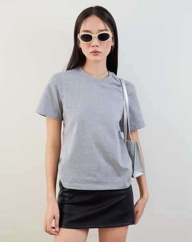  Áo thun basic cổ tròn 