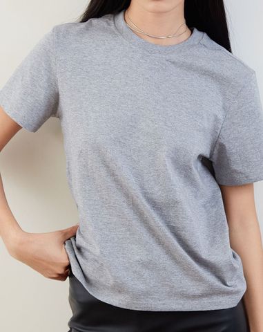  Áo thun basic cổ tròn 