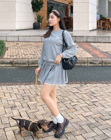  Áo pullover thêu Ballerina 