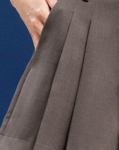  Quần short kiểu xếp ống 