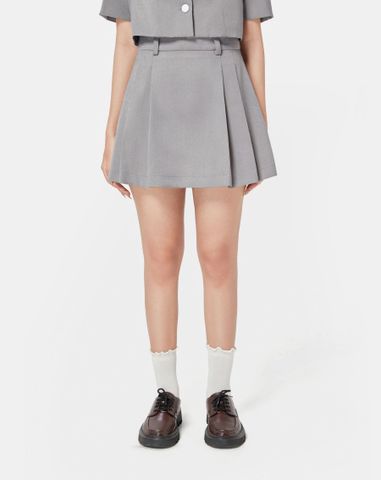  Chân váy mini xếp ly 