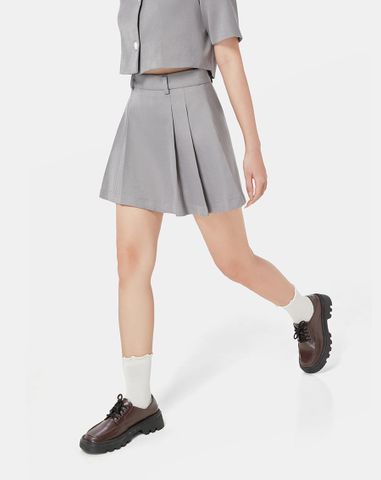  Chân váy mini xếp ly 
