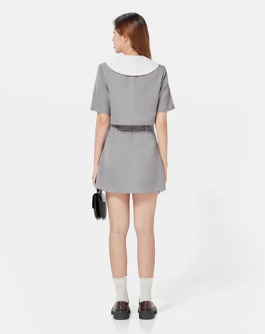 Chân váy mini xếp ly 