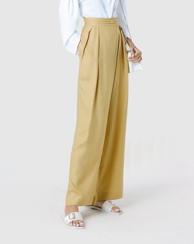  Dép mũi vuông khóa trang trí 