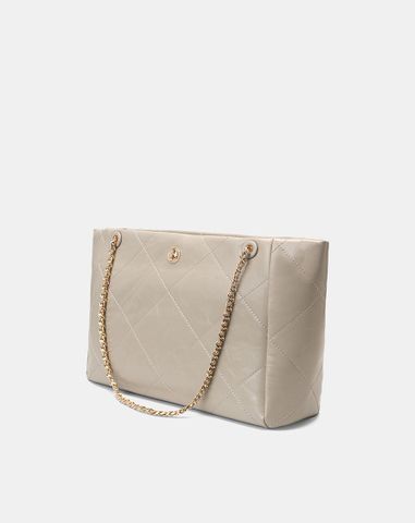  Túi Xách Lớn Tote Phối Khoá Trang Trí 