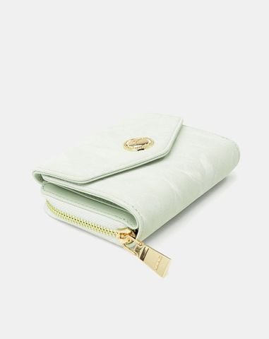  Ví Nắp Tam Giác Trang Trí Khoá Tròn Juno 