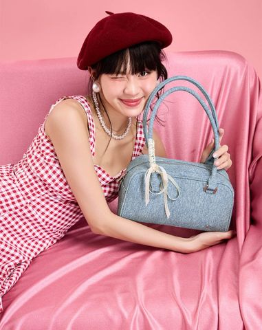  Túi Xách Nhỏ Form Bowling Tối Giản 