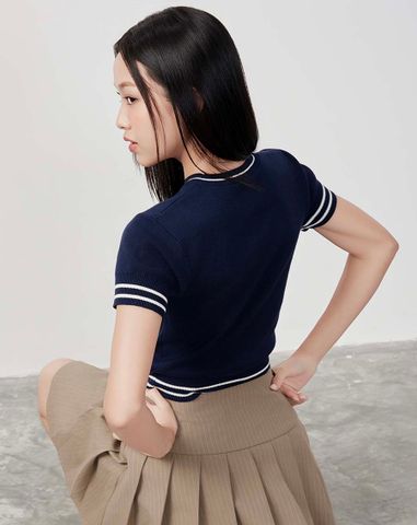  Áo dệt ngắn tay cest la vie 