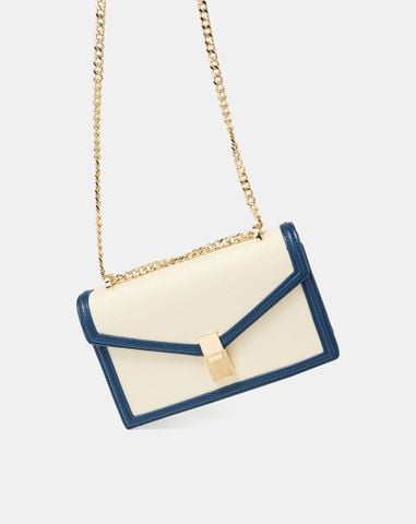  Túi Xách Nhỏ Nắp Gập Trang Trí Khoá 