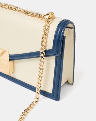  Túi Xách Nhỏ Nắp Gập Trang Trí Khoá 