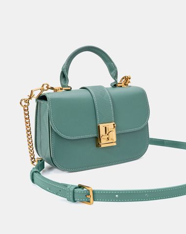  Túi Xách Nhỏ Gusset Dập Hoạ Tiết 