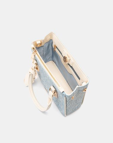  Túi Xách Nhỏ Phối Tay Cầm Marble 