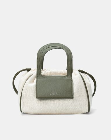  Túi Xách Trung Top Handle Bag Rút Dây 