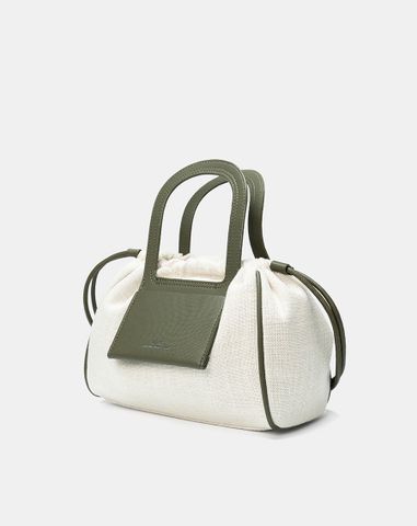  Túi Xách Trung Top Handle Bag Rút Dây 