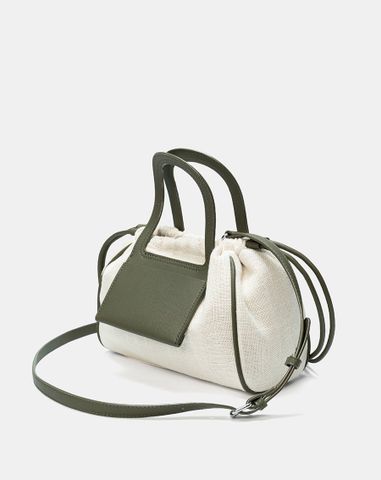  Túi Xách Trung Top Handle Bag Rút Dây 