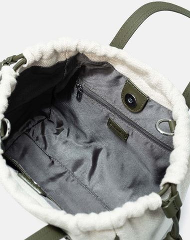  Túi Xách Trung Top Handle Bag Rút Dây 