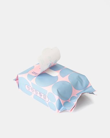  Khăn ướt Juno 30 tờ vải trơn - không mùi 