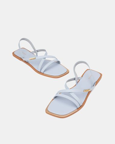  Giày Sandal Sơn Viền Phối Khoá Trang Trí 