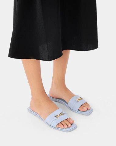  Giày Sandal Khoá Trang Trí Juno 