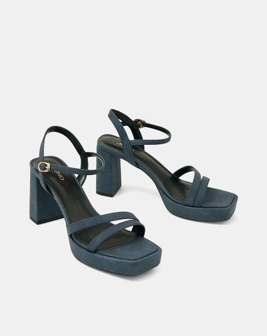  Giày Sandal Có Đúp Phối Quai Dây 