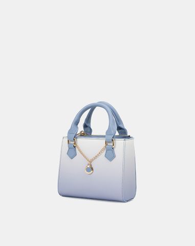  Túi form vuông dây xích trang trí 