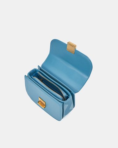  Túi Xách Nhỏ Gusset Dập Hoạ Tiết 