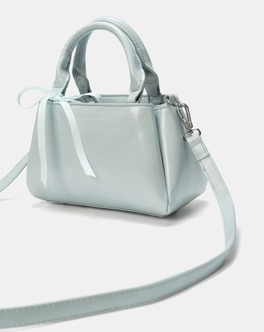 Túi Xách Nhỏ Top Handle Trang Trí Nơ 