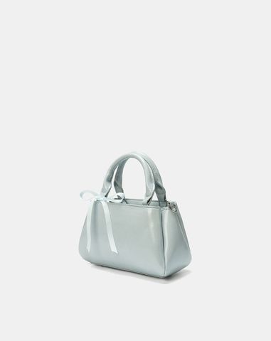  Túi Xách Nhỏ Top Handle Trang Trí Nơ 
