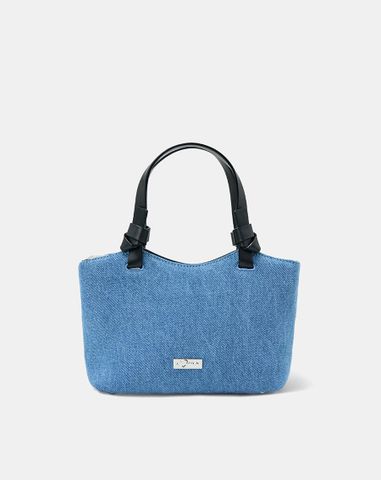  Túi Xách Nhỏ Phối Tay Cầm Xoắn 