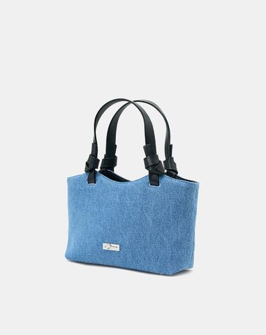  Túi Xách Nhỏ Phối Tay Cầm Xoắn 