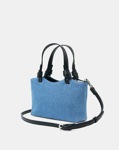  Túi Xách Nhỏ Phối Tay Cầm Xoắn 