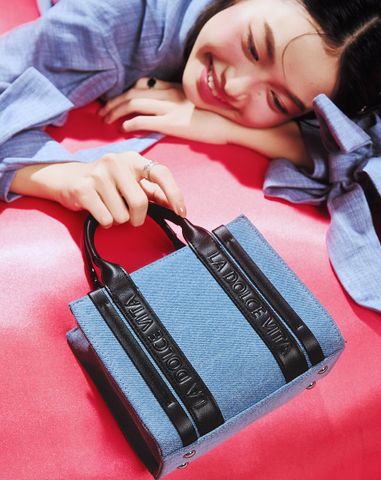  Túi Xách Nhỏ Phối Tay Cầm La Dolce Vita 