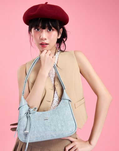  Túi Xách Nhỏ Croissant Trang Trí Charm 