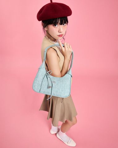  Túi Xách Nhỏ Croissant Trang Trí Charm 