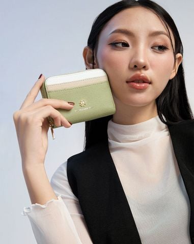  Ví Ngắn Cầm Tay Có Dây Kéo 