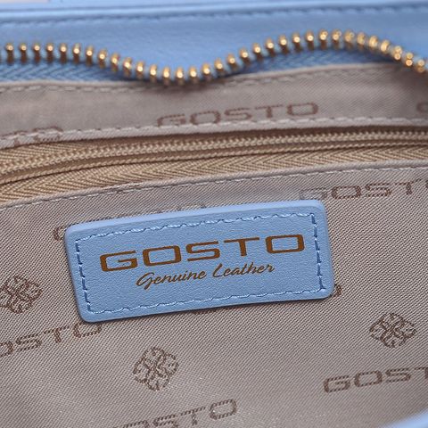  Túi Xách Gosto Da Nữ Màu Xanh Dương Lợt GBSW00100XDL 