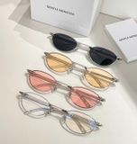  Gọng kính gấp gọn Gentle Monster Cubit dáng oval titanium cao cấp fullbox 