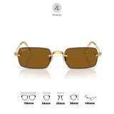  Gọng khoan không viền RayBan X ASAP Rocky 0RX3928 dáng chữ nhật kim loại chính hãng fullbox 